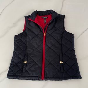 Black Ralph Lauren Quilted Vest